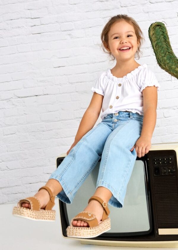 Pantalon largo denim fluido – MARCAS
