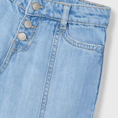Pantalon largo denim fluido – MARCAS