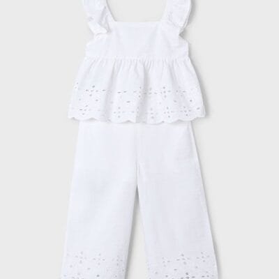 Conj. pantalon largo perforado – MARCAS