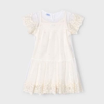 Vestido tul bordado – MARCAS