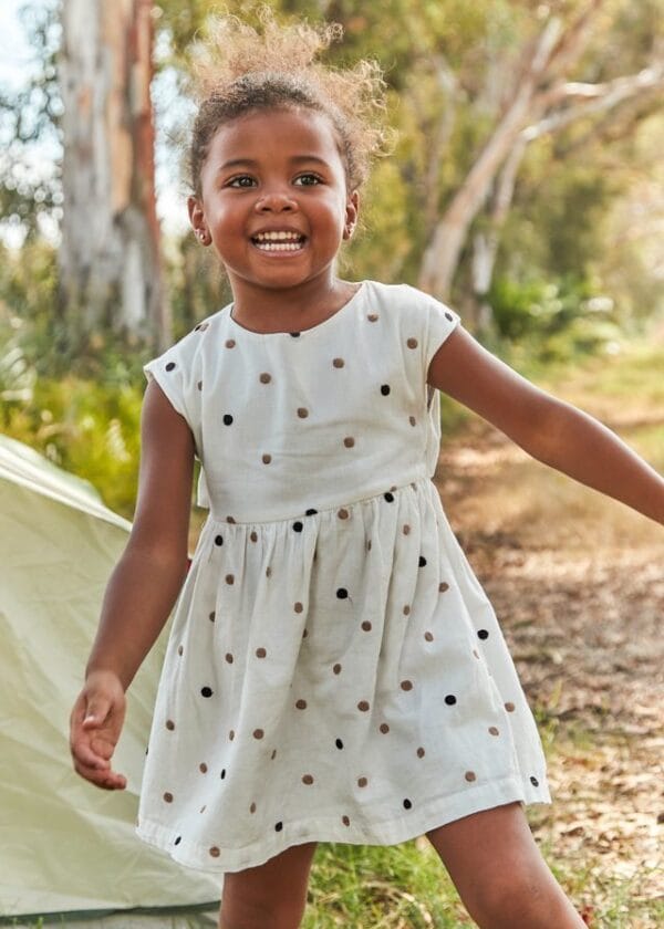 Vestido topos bordados – MARCAS