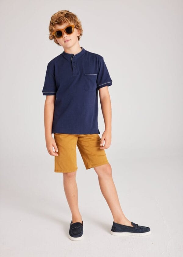 Polo m/c cuello mao – MARCAS