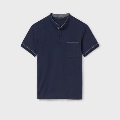 Polo m/c cuello mao – MARCAS
