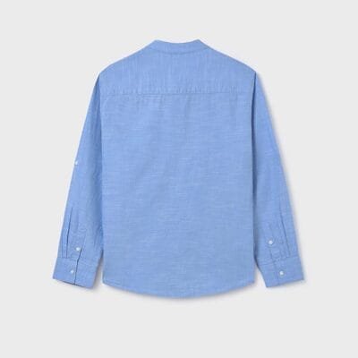 Camisa m/l cuello mao – MARCAS