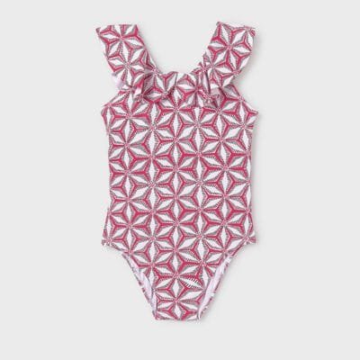 Bañador estampado volante – MARCAS