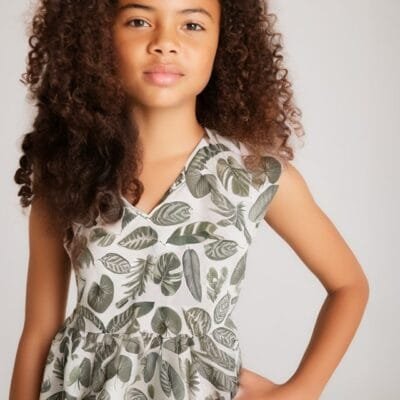 Vestido estampado espalda – MARCAS