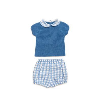 Conjunto tela cuadritos – HERMANOS CONJUNTADOS