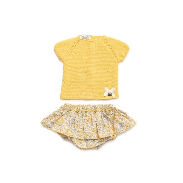 conjunto braga/falda florecitas – RECIEN NACIDOS