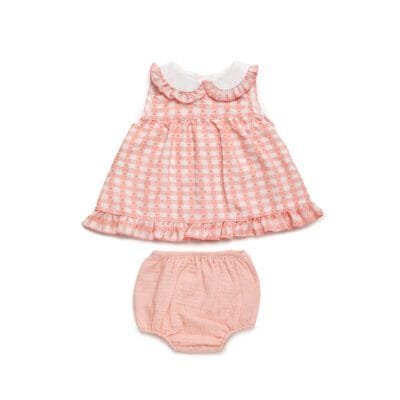 vestido con braga cuadritos – RECIEN NACIDOS