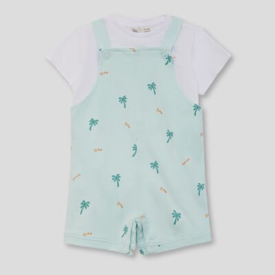 Conj. Peto palmeras niño – RECIEN NACIDOS