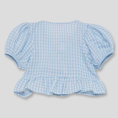 Conjunto blusa y falda vichy niña – NIÑA