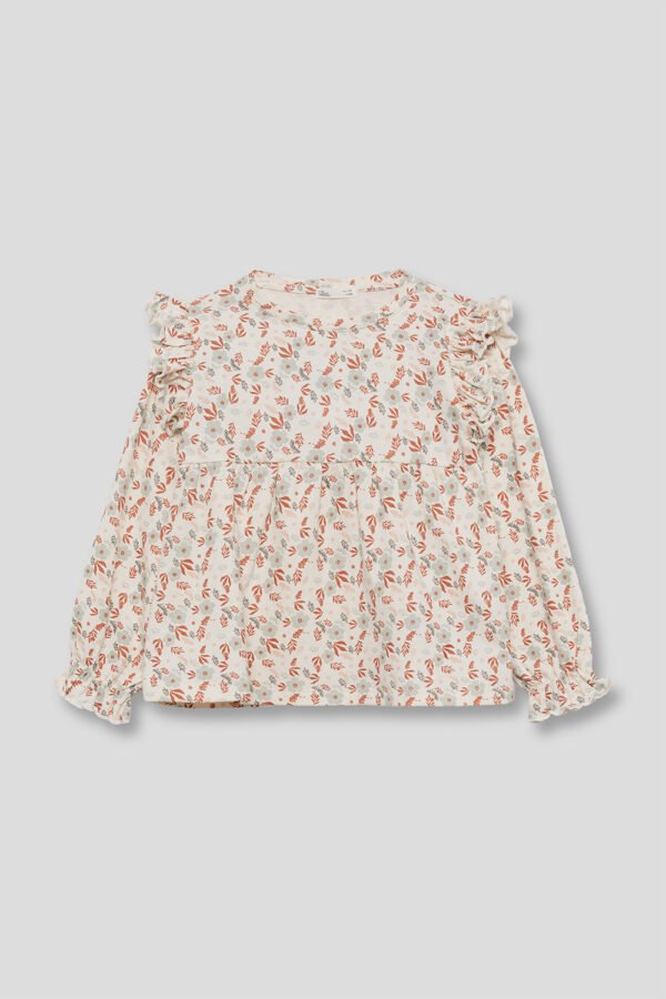 Camiseta niña volantes
