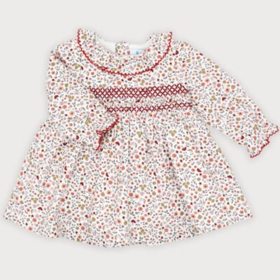 VESTIDO SMOCK FAM. LARA – RECIEN NACIDOS