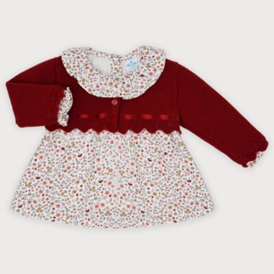 VESTIDO+BOLERO FAM. LARA – RECIEN NACIDOS