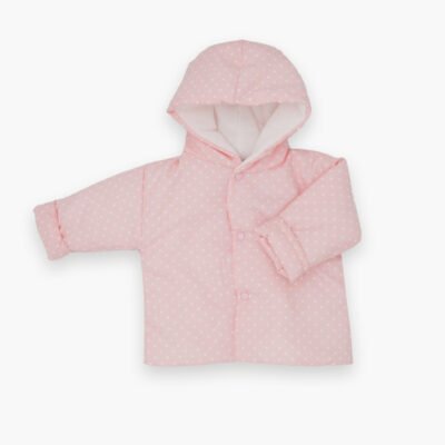 Abrigo Rosa lunares Sardon