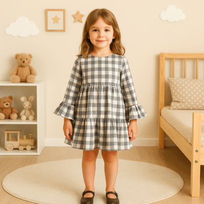 Vestido cuadritos – HERMANOS CONJUNTADOS