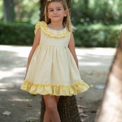 VESTIDO VOLANTE – HERMANOS CONJUNTADOS