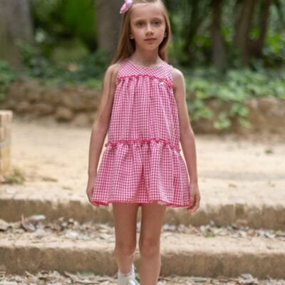 VESTIDO CUADRO – HERMANOS CONJUNTADOS