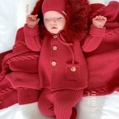 Trenka Luxury Granate Pelo Natural – HERMANOS CONJUNTADOS