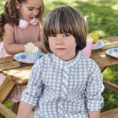 Conjunto camisa cuadritos – HERMANOS CONJUNTADOS