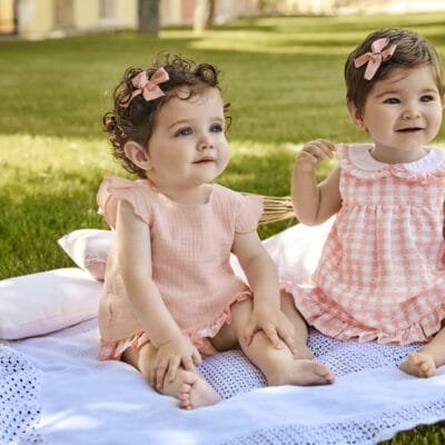 vestido con braga cuadritos – RECIEN NACIDOS