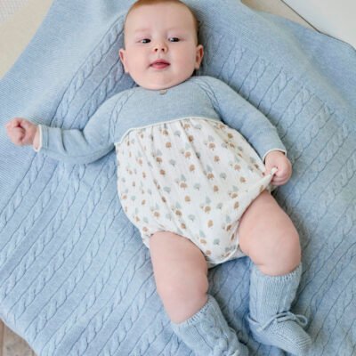 Pelele niño punto y tela Sheffield – HERMANOS CONJUNTADOS