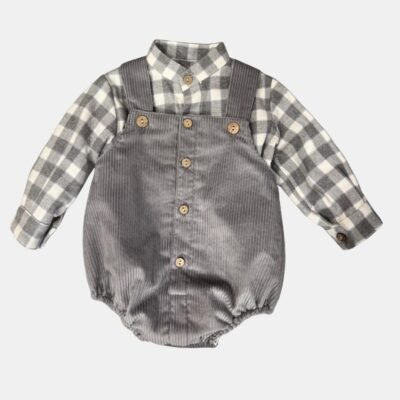 Conjunto peto y camisa cuadritos – HERMANOS CONJUNTADOS