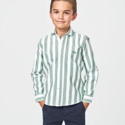 CAMISA C/CUTAWAY SB OXFORD LISTAS 4099